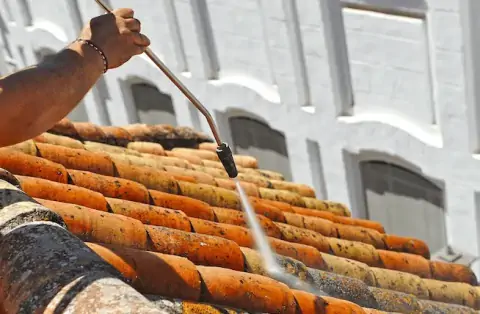 Nettoyage de toitures - Sainte-Agnès
